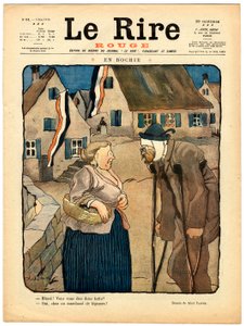 Cover av "" The Red Laughter", Satirical in Colors av Jules Abel Faivre