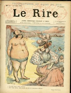 Illustrasjon av Abel Faivre (1867-1945) for teppet til Le Rire