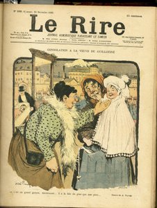 Illustrasjon av Abel Faivre (1867-1945) for omslaget til Le Rire av Jules Abel Faivre