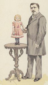 Midget (farge litho) av Jules Arsene (after) Garnier