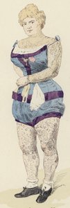 Tatoveringer (farge litho) av Jules Arsene (after) Garnier