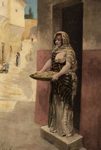 Dido (Dido) selger mose. Pantagruel. Illustrasjon av Jules Garnier. I «Rabelais og Jules Garniers verk»