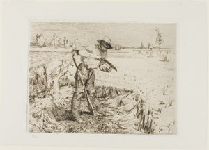 Klipper honing en ljå av Jules Bastien Lepage