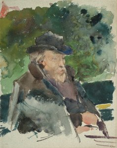 Skisse av Burne-Jones av Jules Bastien Lepage