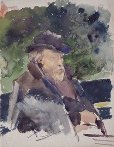 Sketch of Edward Burne-Jones in a Boat, Walton-on-Thames, 1880-1884.    1146386   no       norwegian Successfully Translated  Original: ######################################################################################################################## av Jules Bastien Lepage