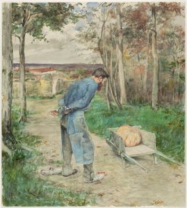 Eikenøtten og gresskaret av Jules Bastien Lepage