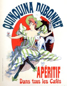 Reklame for Quinquina Dubonnet aperitiff av Jules Cheret