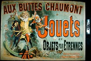 På Buttes Chaumont, 1885 av Jules Cheret