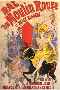 Moulin Rouge Ball, 1889. av Jules Cheret