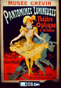 Lysende pantomimer av Jules Cheret