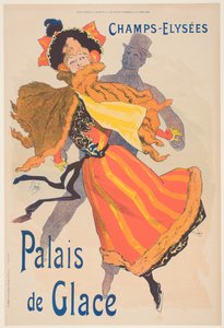 Plakat som reklamerer for Ispalasset, Champs Elysees