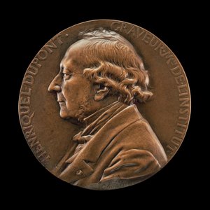 Henriquel Dupont, 1797-1892, tegner og gravør, ca. 18701892.