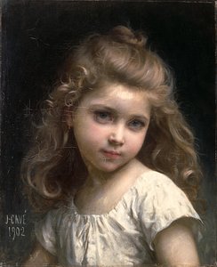 Portrett av en ung jente, 1902 av Jules Cyrille Cave