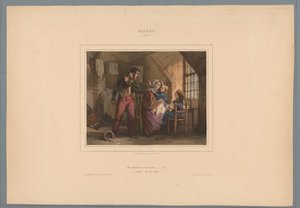Stakkars arbeider kommer hjem uten lønn Misère (30 ans) (tittel på objekt) Dyder og laster (serietittel) Vice et Vertu, albummoral (...) (serietittel) av Jules  David