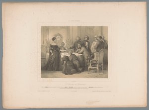 Herodias presenterer sitt testamente Åpningen av testamentet (tittel på objekt) Scener fra romanen The Wandering Jew av Eugène Sue (serietittel) The Wandering Jew (serietittel på objekt) av Jules  David