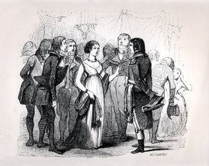 Madame de Stael (1766-1817) spør Napoleon Bonaparte (1769-1821) om de beste kvinnene, fra 