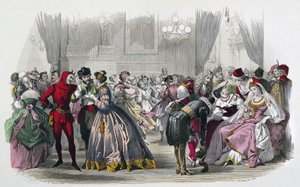 MONITOREN AV KVINNER OG DAMISHES - BAL TRAVESTI 1864-1865, av Jules DAVID.