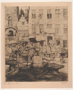 Stadsgezicht met fruitmarkt in Gent Fruitmarkt te Gent (title on object)   1369272   no       norwegian Successfully Translated  Original: An Osage Indian Lancing a Buffalo, 1846-1848. Translat: An Osage Indian Lancing a Buffalo, 1846-1848. 1180400 no norw av Jules De Bruycker (signed by artist)