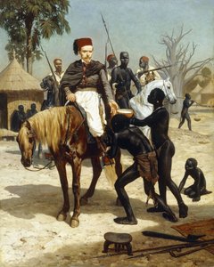 En eksotisk besøkende, 1857