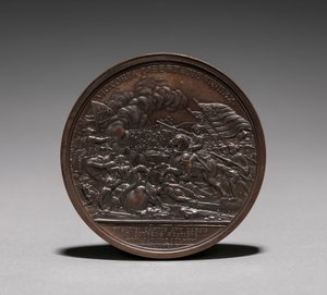Medalje: Daniel Morgan revers. av Jules Dupré