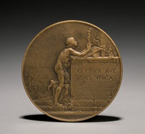 Medalje bakside, 1800-tallet. av Jules Dupré