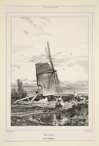 Sologne Mølle av Jules Dupré