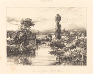 Utsikt ved Alençon av Jules Dupré