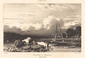 Utsikt i England av Jules Dupré