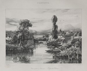 Utsikt nær Alençon, 1839. av Jules Dupré