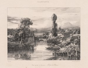 Utsikt tatt ved Alençon Utsikt tatt ved Alençon, 1839. av Jules Dupré