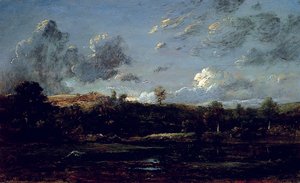 In the Landes, ca. 1841 (olje på lerret) av Jules Dupré