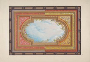 Design for et tak malt med trompe l