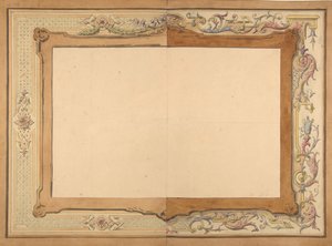 Design for et tak, andre halvdel av 1800-tallet. Skapere: Jules-Edmond-Charles Lachaise, Eugène-Pierre Gourdet.