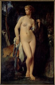 Diane-maleri av Jules Elie Delaunay (1828-1891) 1872 Søn. 1,47x0,94 m Paris, musee d