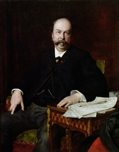 Portrett av Henri Meilhac (1831-97) av Jules Elie Delaunay