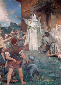 Saint Genevieve beroliger pariserne