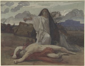 Antigone gir tokenbegravelse til kroppen til broren Polynices