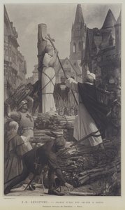 Jeanne d'Arc est Brulee a Rouen (Brenningen av Jeanne d'Arc i Rouen)