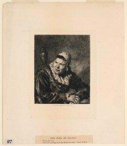 Hille Bobbe, the Sorceress, fra "Etchings of Pictures in the Metropolitan Museum, New York" av Jules Ferdinand Jacquemart