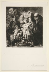 Hellige familie av Jules Ferdinand Jacquemart