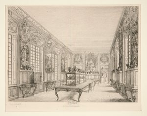 Le Cabinet des Medailles av Jules Ferdinand Jacquemart