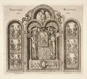 Tysk Triptych / Xllme av Jules Ferdinand Jacquemart