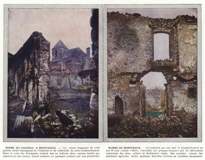 Chateau-gård i Montceaux, Ruinene av Montceaux