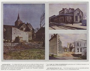 Gourgancon, La Gare de Fere-Champenoise, Les Projectiles de 150