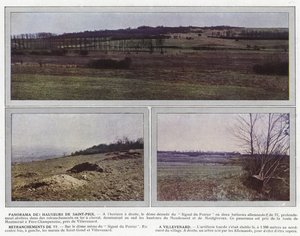 Panorama of the Heights of Saint-Prix, Retrenchments of 77, At Villevenard