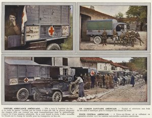 American Ambulance Car, American Sanitary Truck, American Central Post