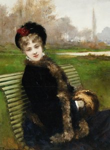 Parkbenken av Jules James Rougeron