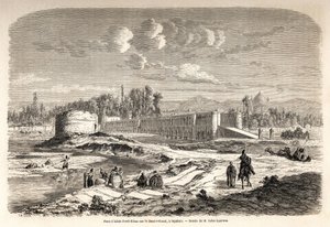 Broen Allah Verdi Kahn, erige rundt 1608, i Isfahan (eller Isfahan) (Iran), er både et kryssingspunkt for å krysse elven Zend e Roud, men også en demning for å regulere elvens løp, med en Talar, eller kiosk av speil, hvor den persiske herskeren kunne ob