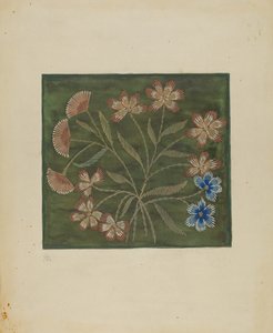 Brodert omslag, ca. 1936. av Jules Lefevere