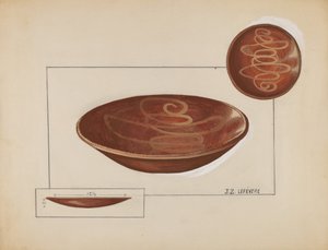 Paietallerken av Jules Lefevere